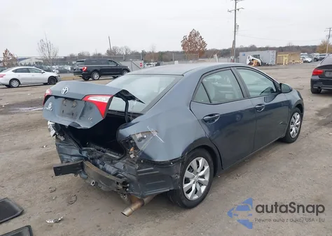 2016 Toyota Corolla Le из США, поврежденный, VIN 2T1BURHE6GC506076